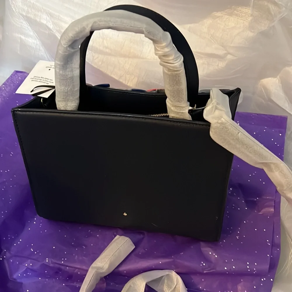 Kate Spade flowered handbag tote/crossbody - Picture 5 of 6